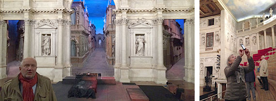 Interiörer från Teatro Olimpico