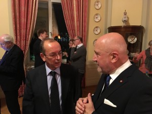 Ambassadör Cospito och Hans Lepp